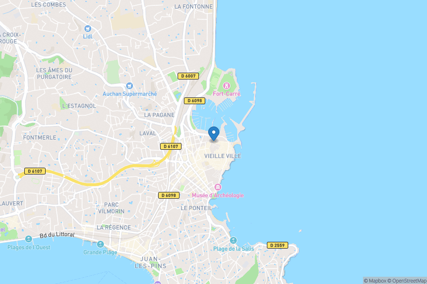 CIA Antibes - Open Street Map